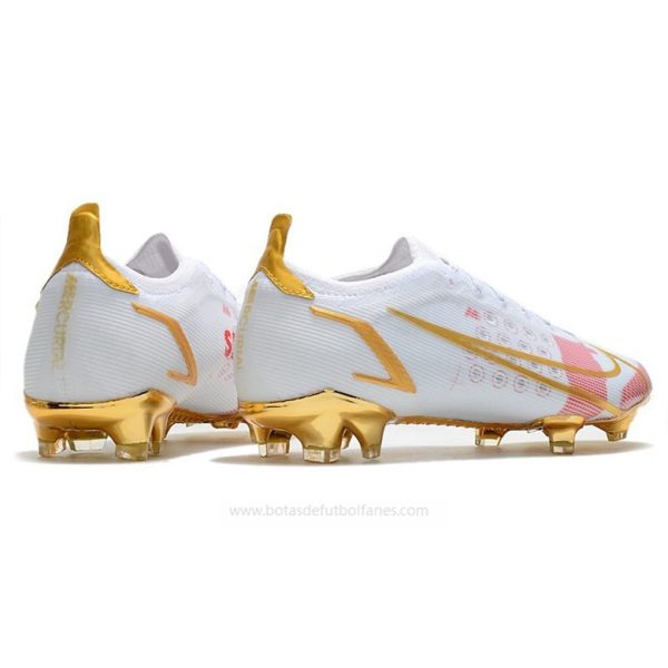 Nike Mercurial Vapor XIV Elite FG Blanco Rosa Oro